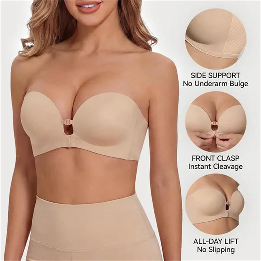 Trägerloser BH mit Frontversch – Strapless Bra Backless Bewertung und Preis