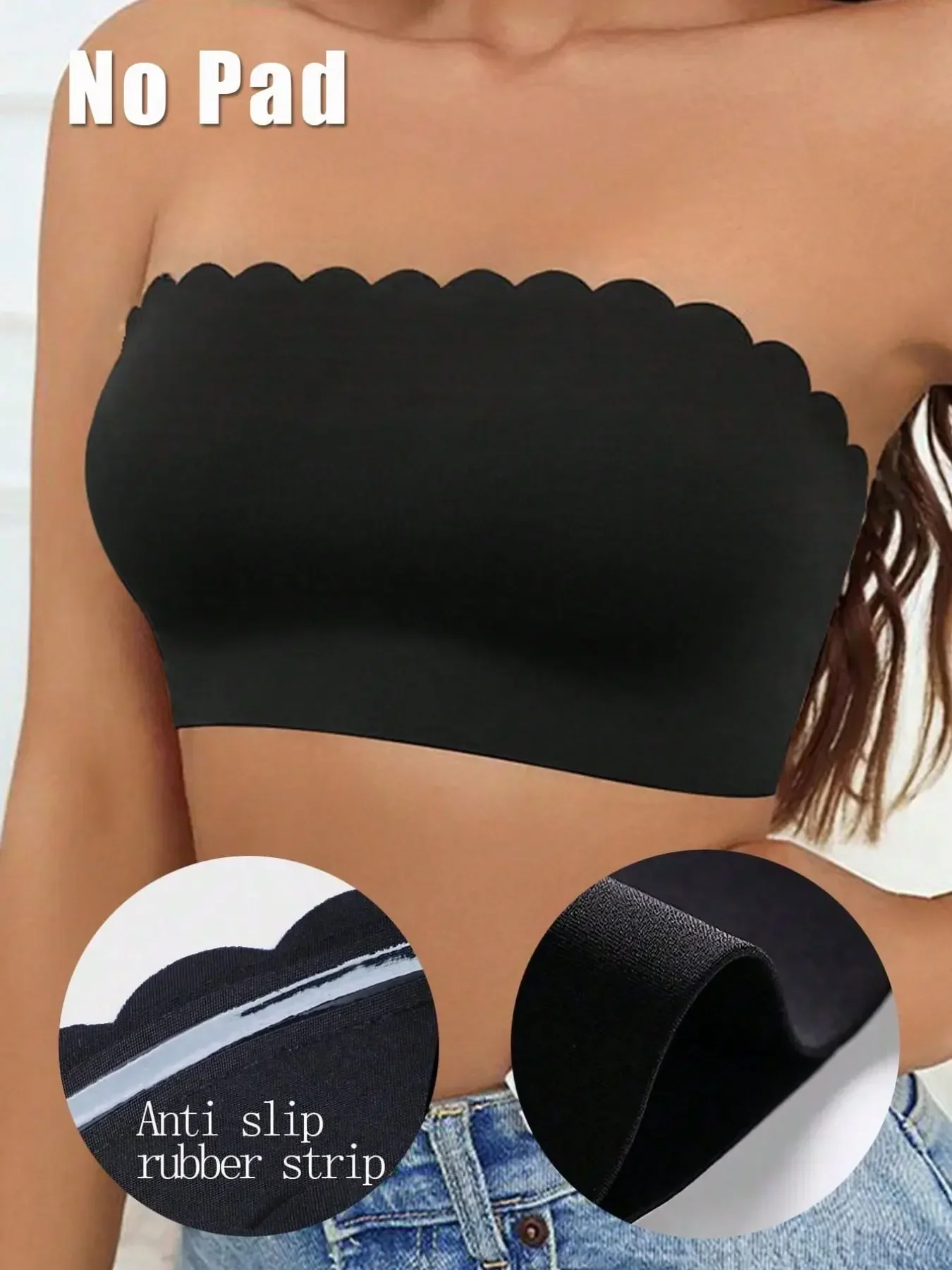 Damen-Trägerlos-BH, nahtloser  – Strapless Bra Backless Bewertung und Preis
